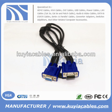 LCD VGA Kabel DB 15 Pin M / F Stecker auf Buchse